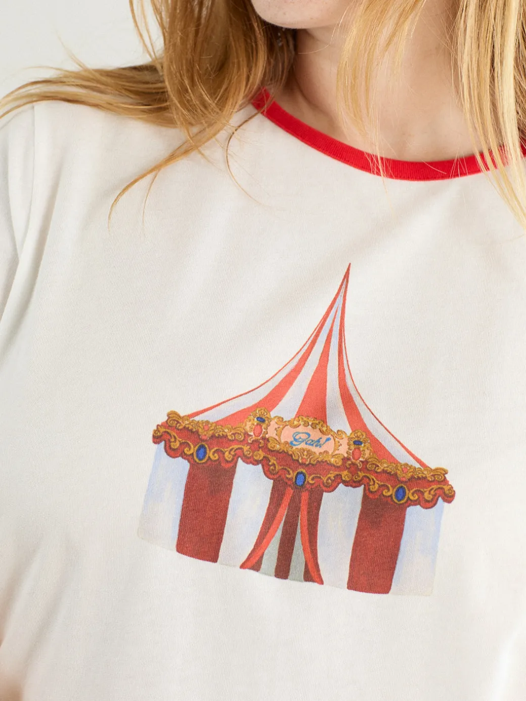 Abigail Ringer Tee - Vintage Circus
