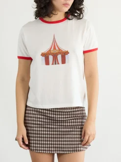 Abigail Ringer Tee - Vintage Circus