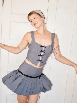 Agnes Skirt - Charcoal