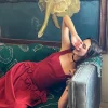 Alina Dress - Merlot