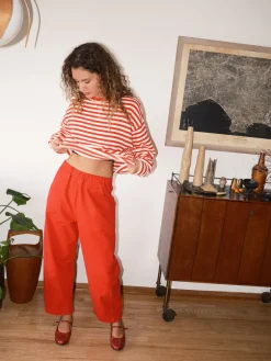 Arc Pants - Crayon Red