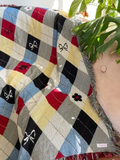 Archie Throw Blanket - Cirque Argyle