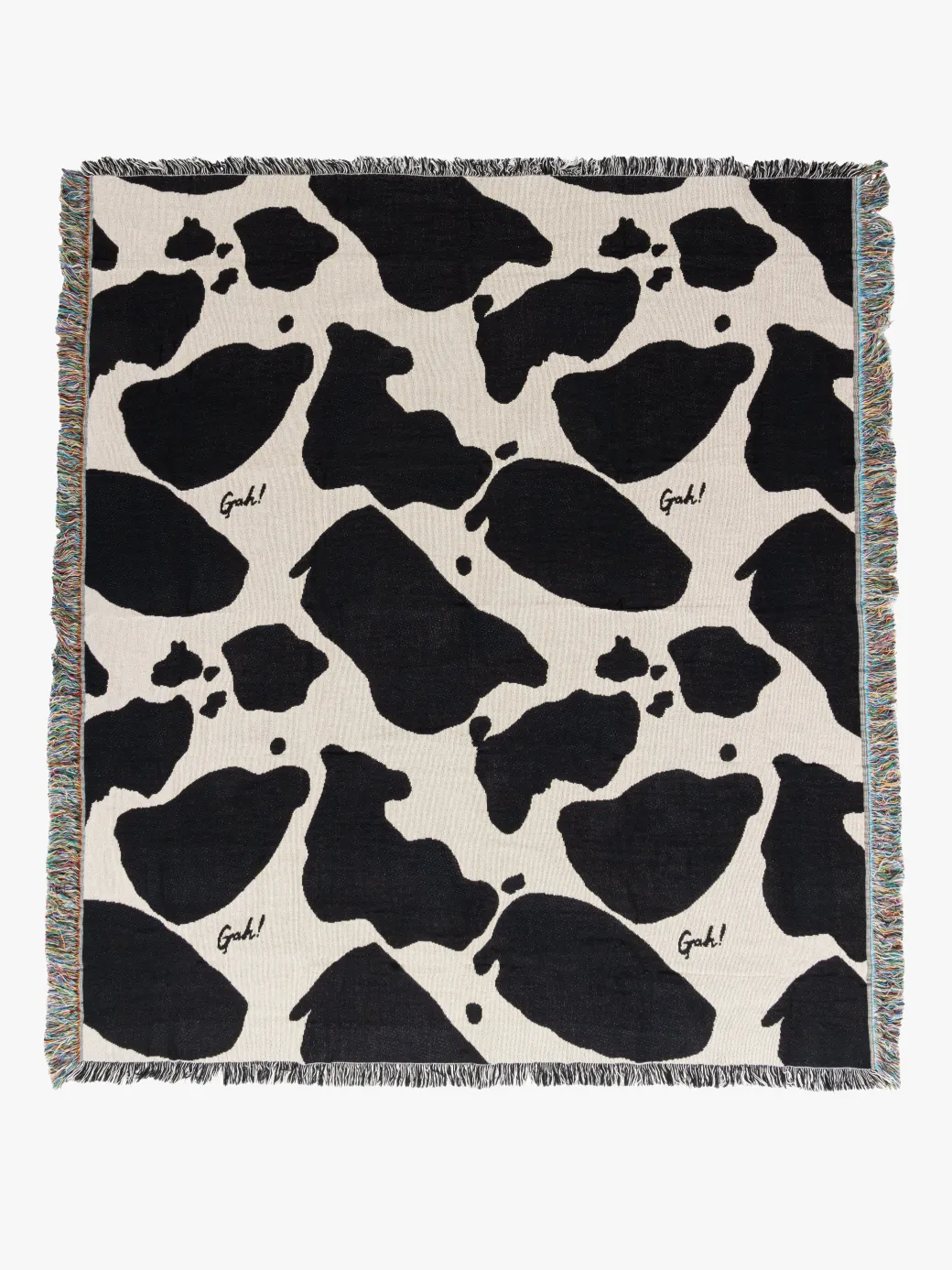 Archie Throw Blanket - Cow