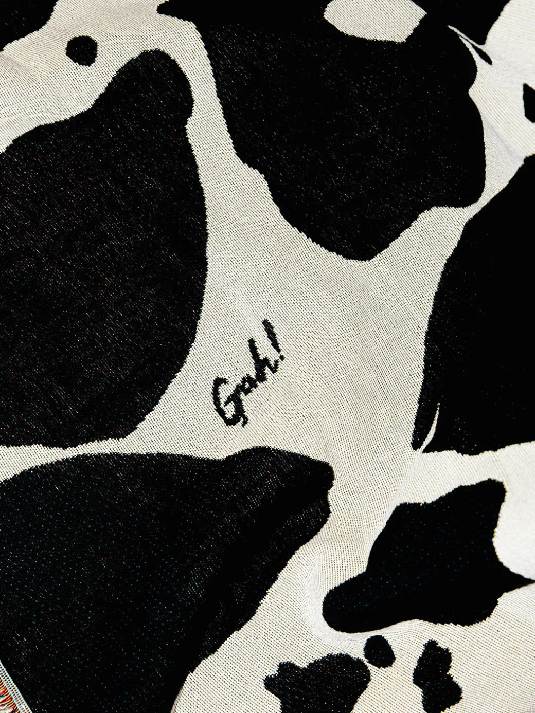 Archie Throw Blanket - Cow