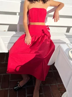 Arke Bustier - Red