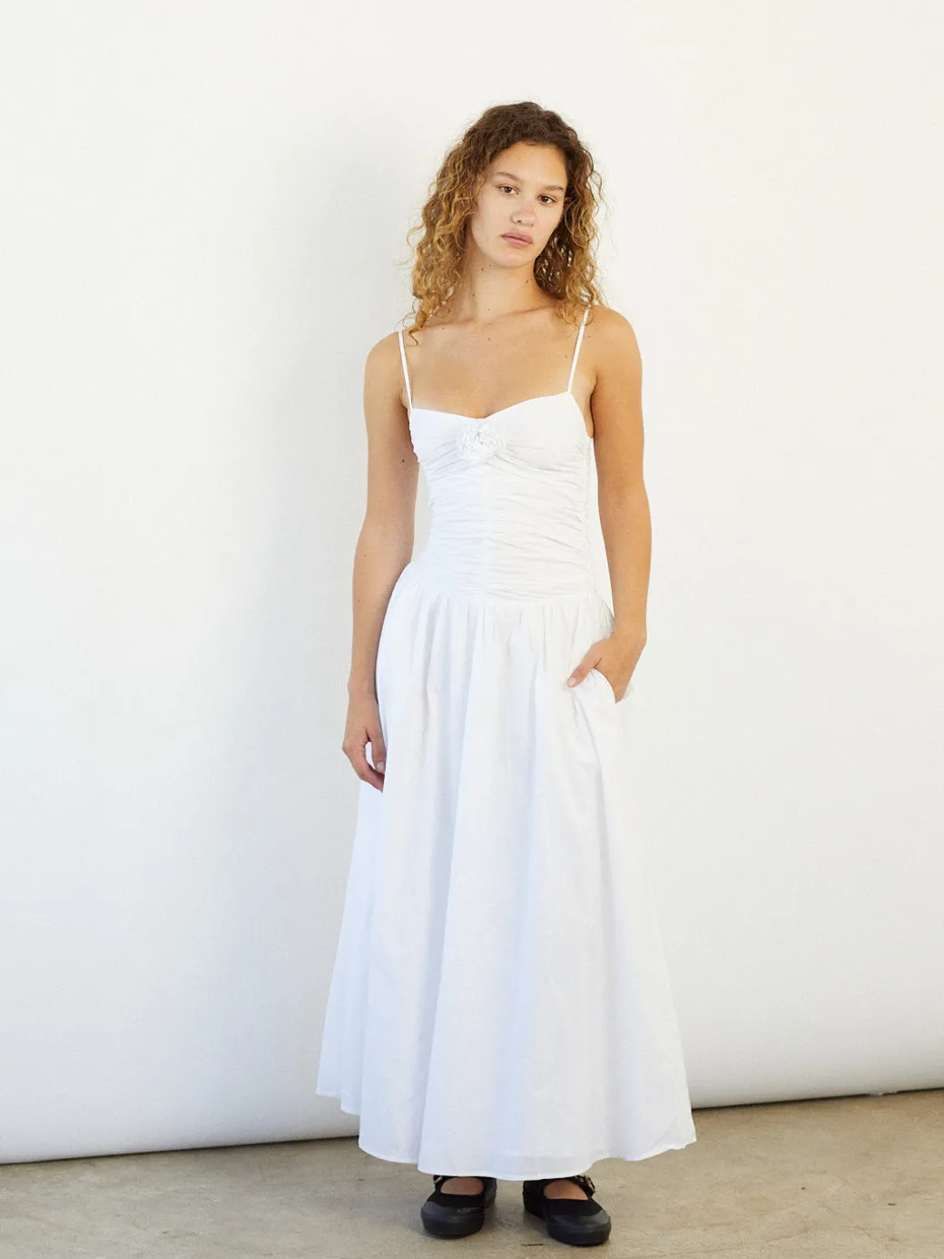 Armand Dress - White