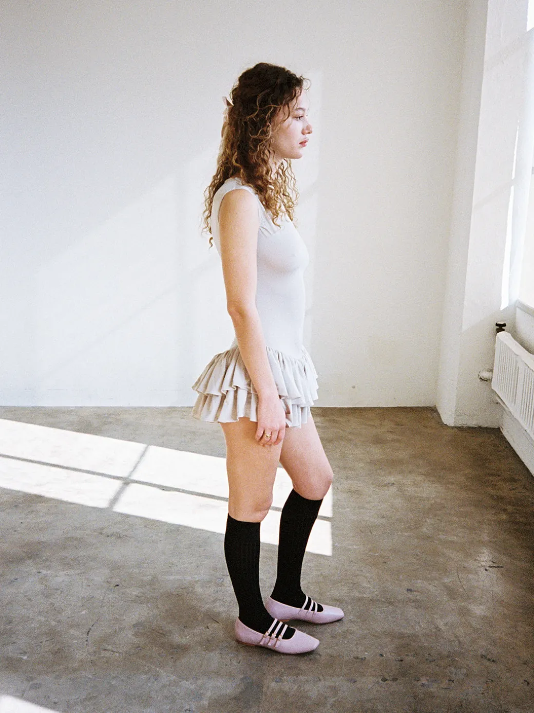 Ballerina Mini Dress - Cream