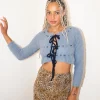 Bambi Knit Cardigan - Blue
