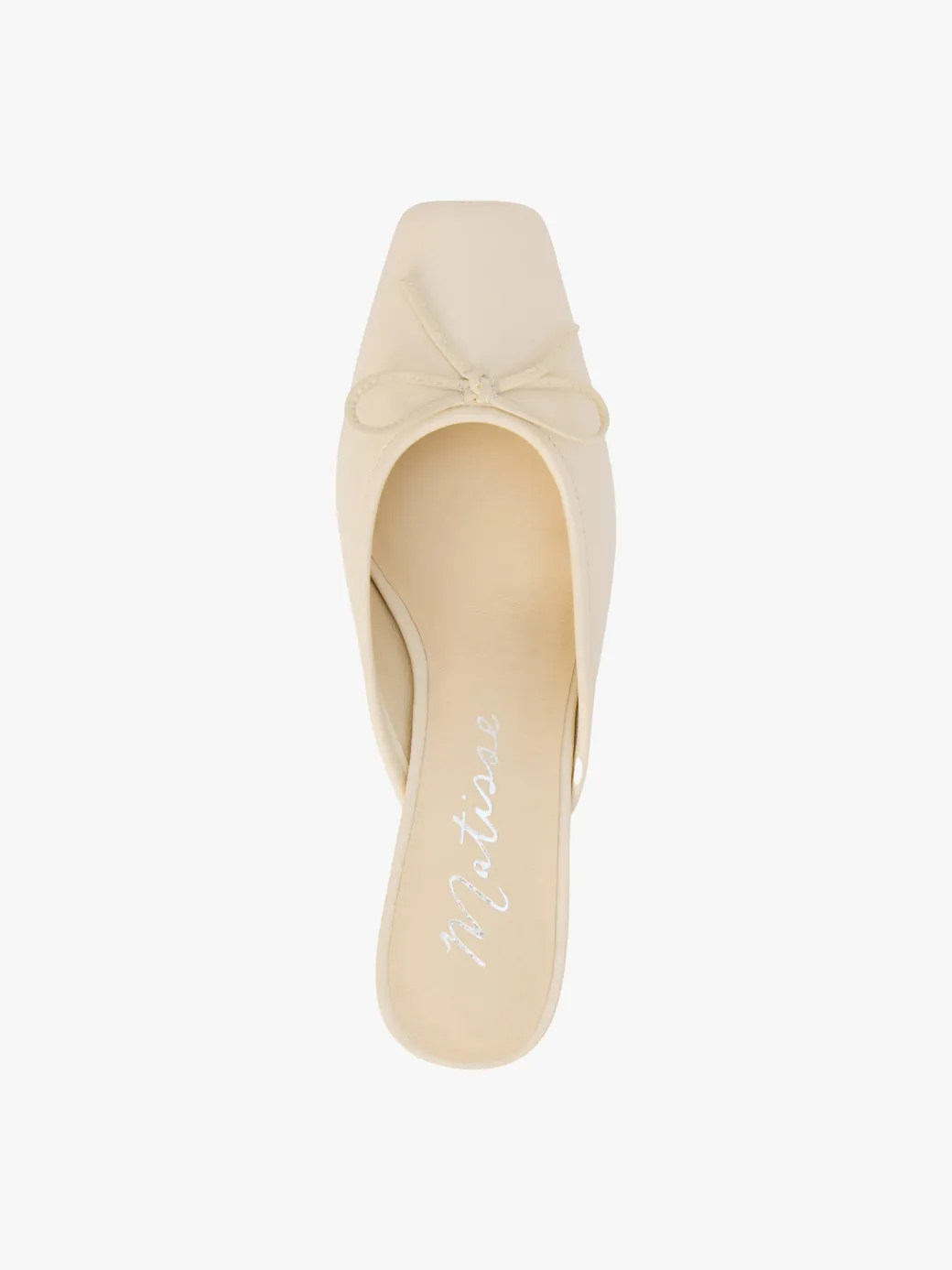 Basilio Ballet Mule - Ivory