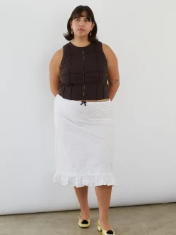 Basin Slip Skirt - Salt
