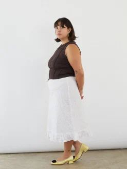 Basin Slip Skirt - Salt