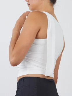 Bella Scarf Top - White