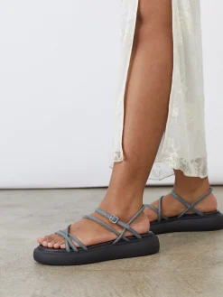 Blenda Strappy Sandal - Ash Blue
