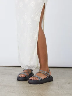 Blenda Strappy Sandal - Ash Blue