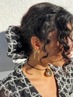Bows Earrings - Gold