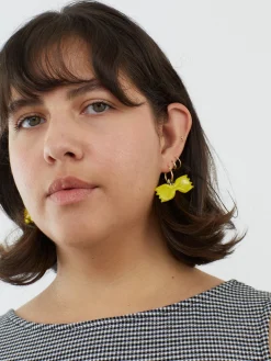 Bowtie Pasta Hoops - Yellow