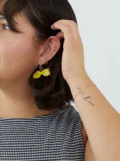 Bowtie Pasta Hoops - Yellow