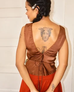 Celia Top - Chocolate