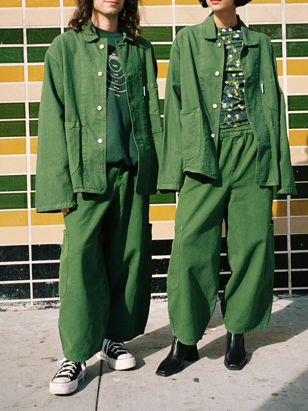 Chef Pant - Kale Green