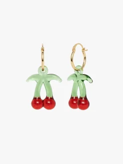 Cherry Hoops - Red