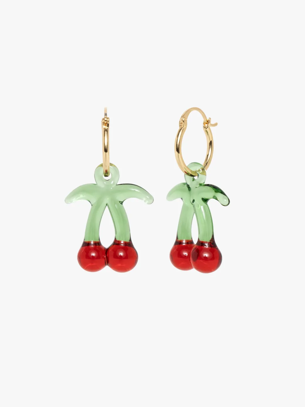 Cherry Hoops - Red