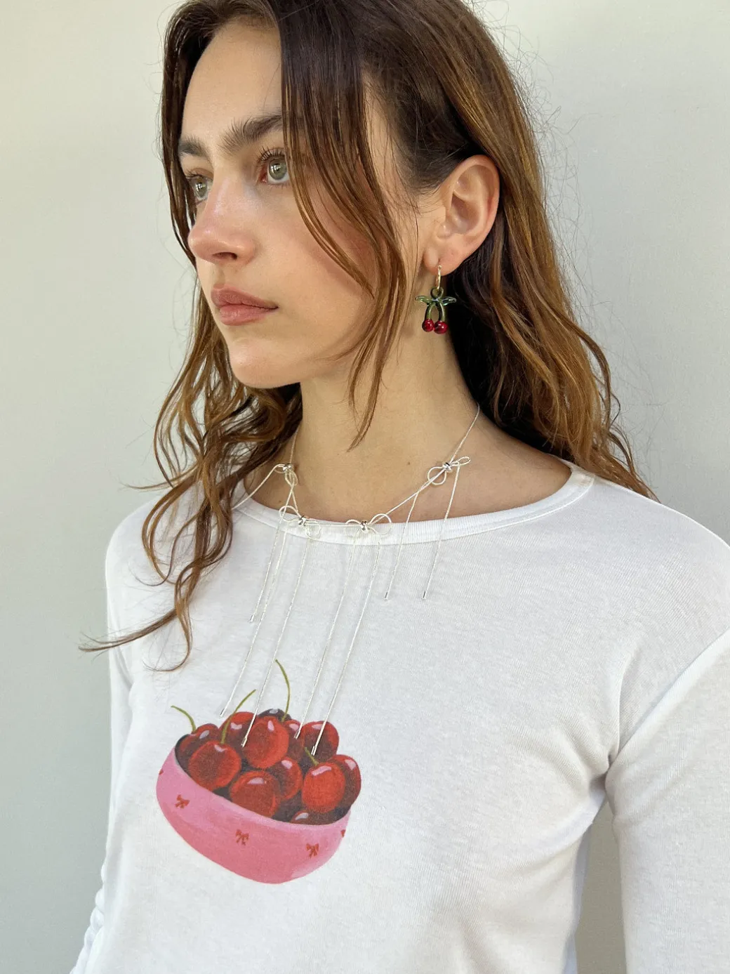 Cherry Hoops - Red