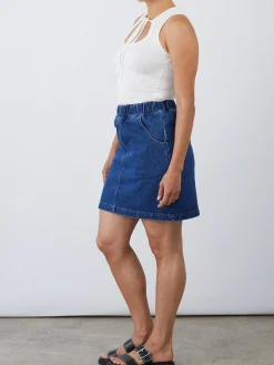 City Skirt - Blue Denim