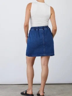 City Skirt - Blue Denim