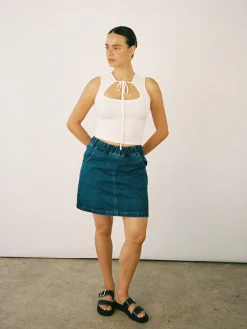 City Skirt - Blue Denim