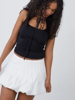 Cloud Mini Skirt - White