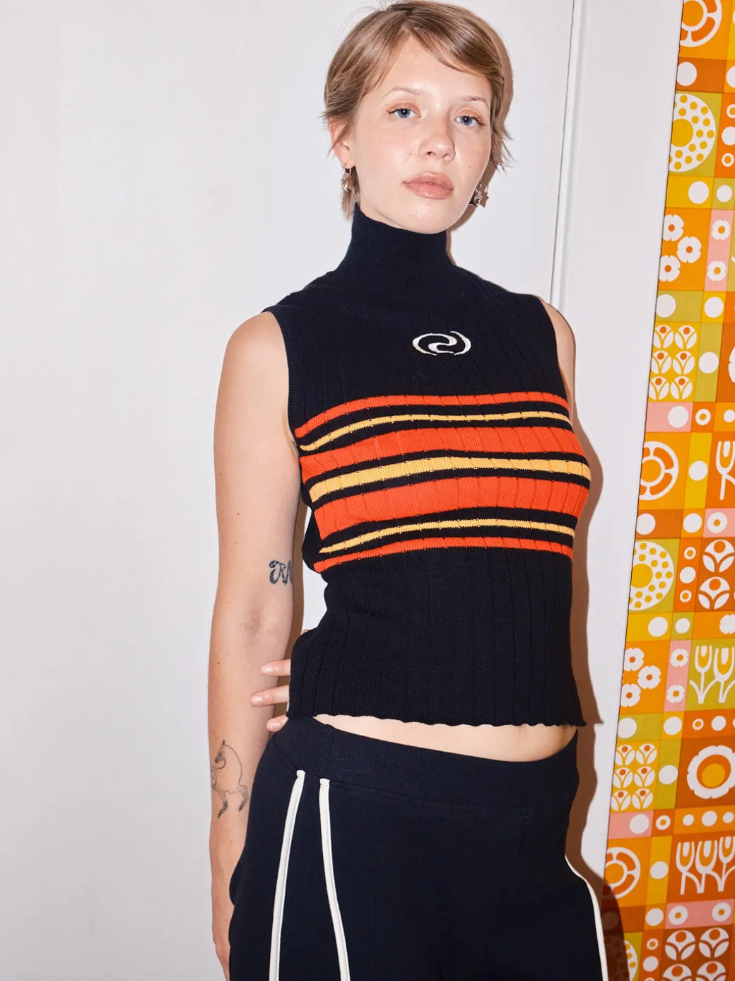 Collin Knit Top - Black