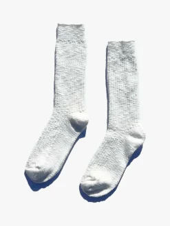 Cottage Socks - White Linen