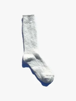 Cottage Socks - White Linen