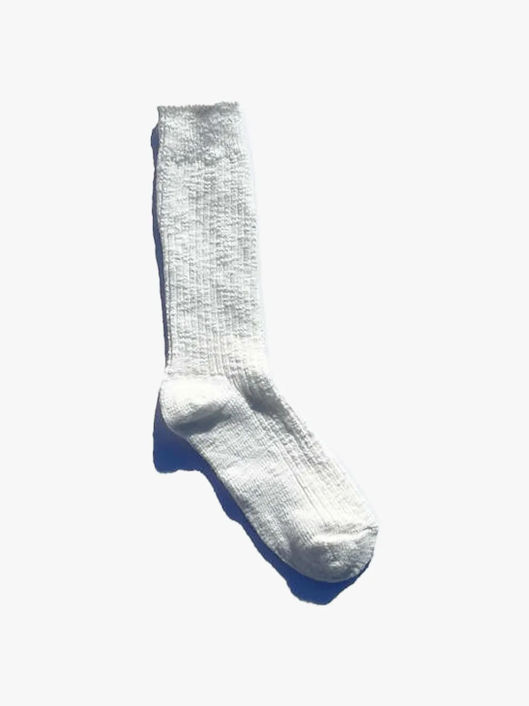 Cottage Socks - White Linen