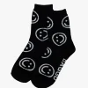Crew Sock - Black Happy