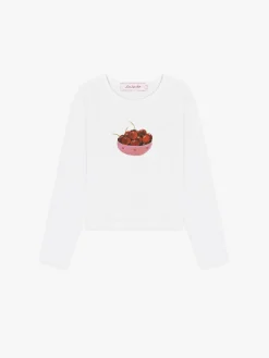 Dana Long Sleeve Tee - Cherry Bowl
