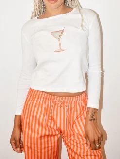Dana Long Sleeve Tee - Martini