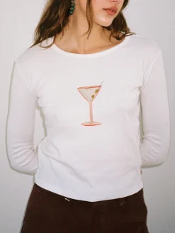 Dana Long Sleeve Tee - Martini