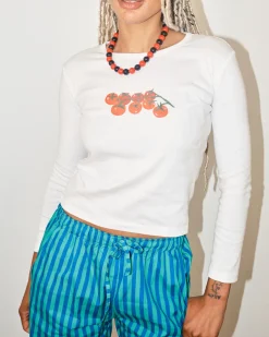 Dana Long Sleeve Tee - Pomodoro