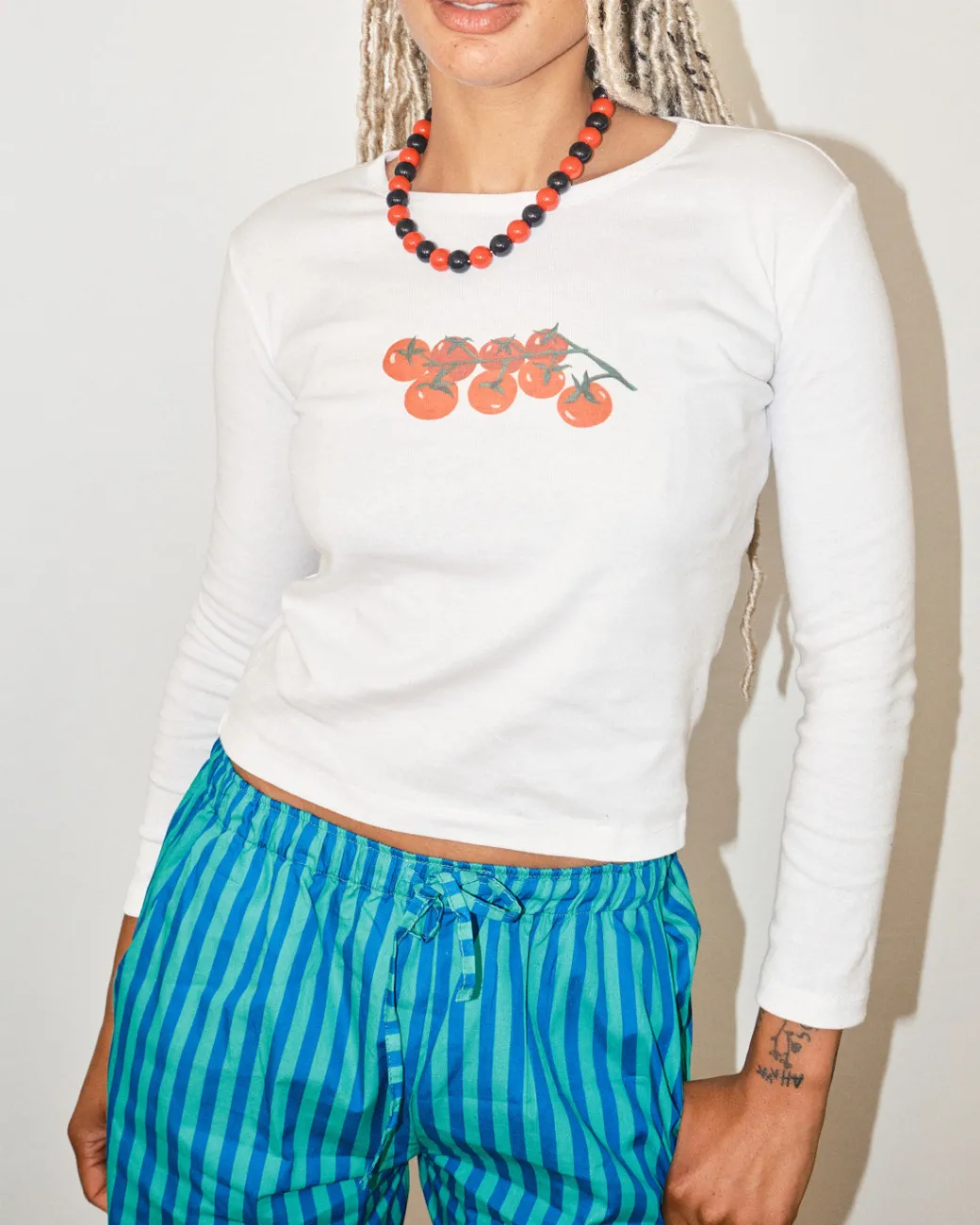 Dana Long Sleeve Tee - Pomodoro