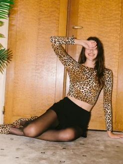 Darcy Skort - Black Slinky