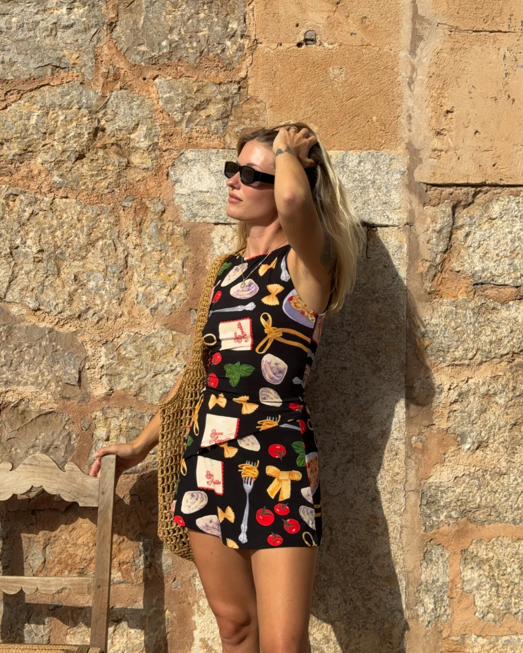 Darcy Skort - Buon Appetito Black