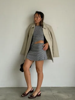 Darcy Skort - Caviar Gingham