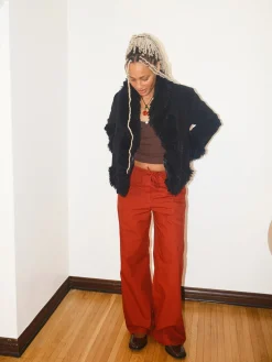 Drawstring Pants - Merlot