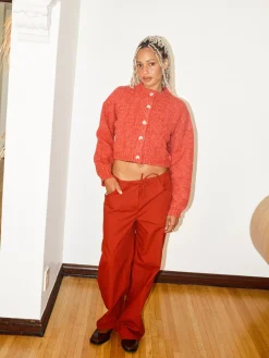 Drawstring Pants - Merlot