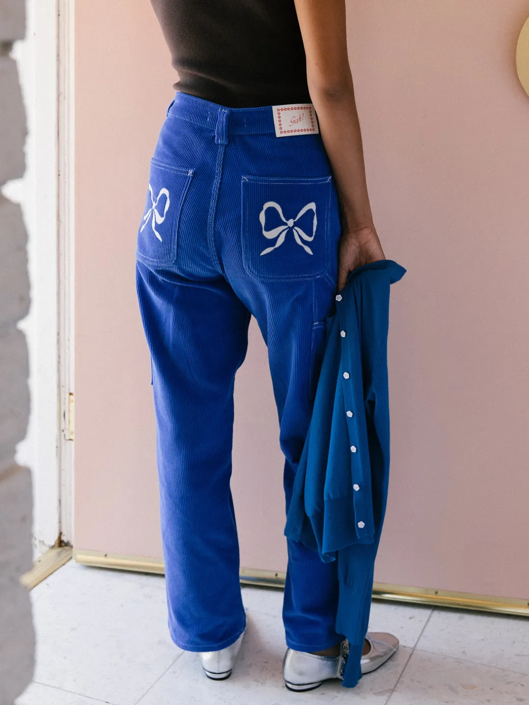 Dylan Pant - Cobalt/Bows