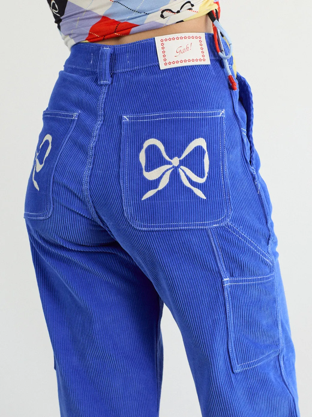 Dylan Pant - Cobalt/Bows