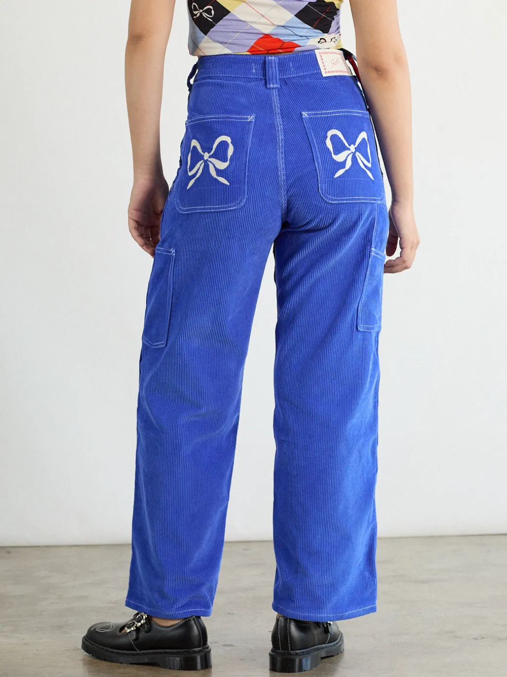 Dylan Pant - Cobalt/Bows