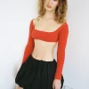 El Tigre Chiquito Crop Top - Tomate