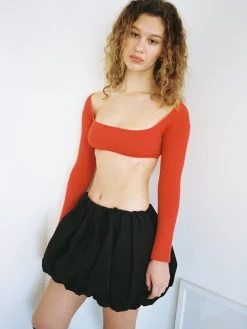 El Tigre Chiquito Crop Top - Tomate
